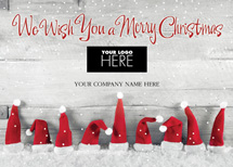 Hats Off Christmas Logo Cards
